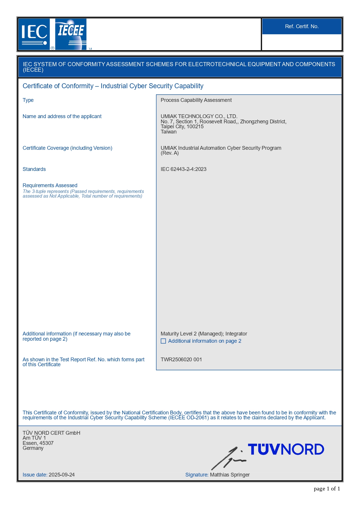 導入 IEC 62443-2-4：